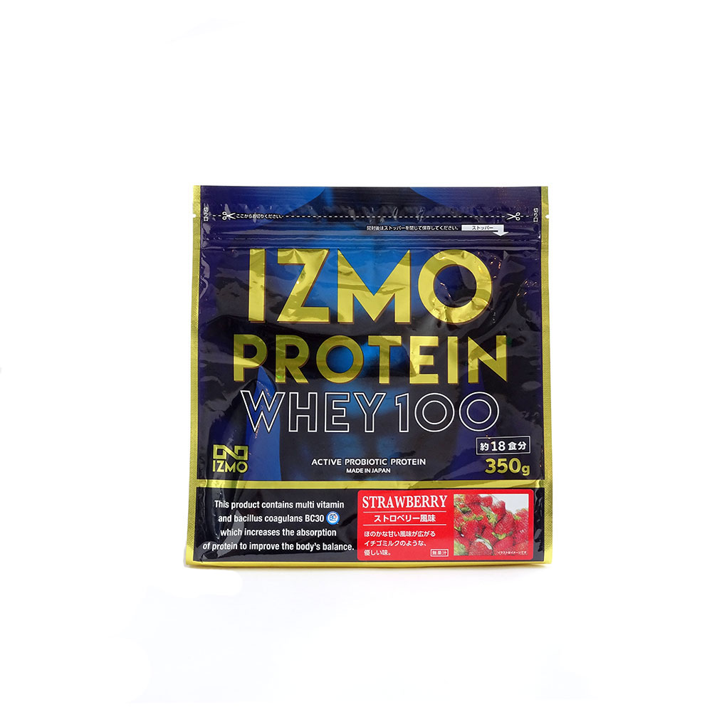 IZMO－イズモーホエイプロテイン　ストロベリー　350ｇ（約18食分）
